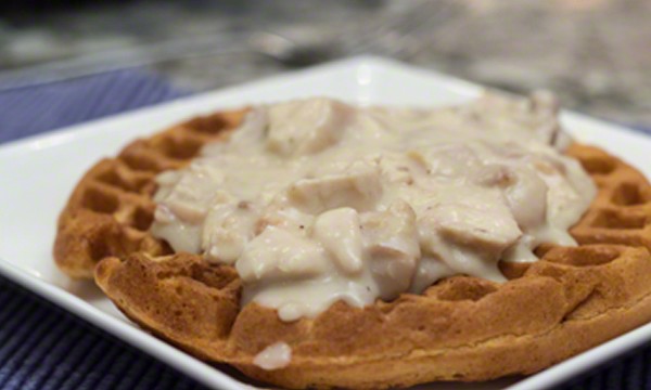 Waffles With Chicken Gravy A Perfect Recipe For Leftover Roast Chicken That Susan Williams