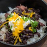 Permalink to: Feijoada: Black Beans and Rice Recipe From Brazil Feijoada Brazilian Black Beans and Rice Recipe. Feijoada is the National Dish of Brazil, so if you're looking for a frugal, budget friendly meal, look no further. With a great frugal money saving tip you've never thought of!