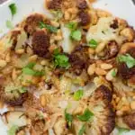 Permalink to: Roasted Cauliflower Side Dish with Pine Nuts, Brown Butter and Lime Cauliflower with Pine Nuts, Browned Butter, and Lime is the best roasted cauliflower recipe I have ever had.