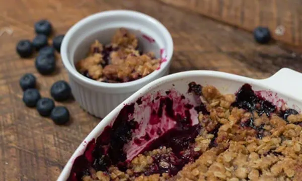 Easy Blueberry Crisp Recipe