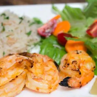 Easy-Peasy Spicy Grilled Shrimp #FreshFromFlorida, #IC, ad
