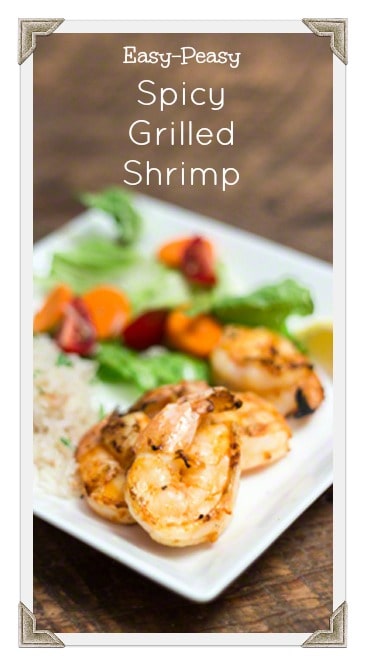 Easy-Peasy Spicy Grilled Shrimp #FreshFromFlorida, #IC, ad