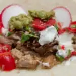 Permalink to: Carnitas Made in my Lodge Enameled Cast Iron Dutch Oven Mexican Carnitas Tacos Recipe with Fresh Tomato Salsa in a Lodge Enameled Cast Iron Dutch Oven