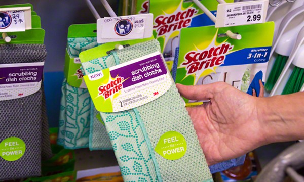Fresh Corn Carbonara with a Quick Cleanup, using Scotch-Brite® Scrubbing Dish Cloth