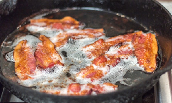 Fresh Corn Carbonara with a Quick Cleanup, using Scotch-Brite® Scrubbing Dish Cloth