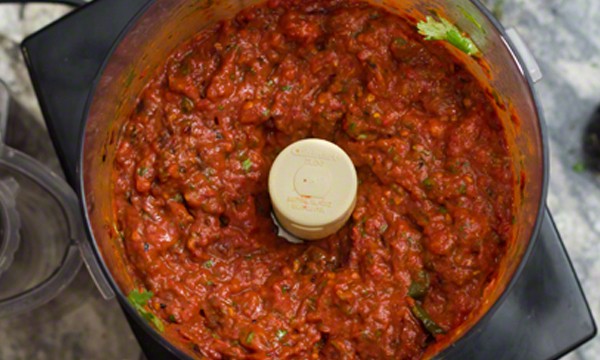 World's Best Oven Roasted Salsa is easy and delicious.