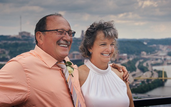 Rick and Alison at overlook