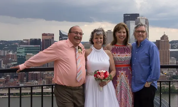 Just two old married couples, atop Mount Washington.