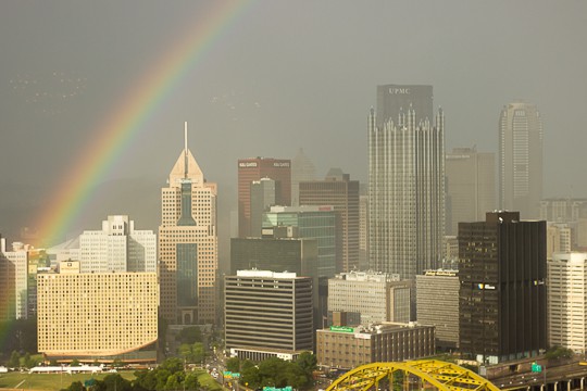 Rainbow over Pittsburgh