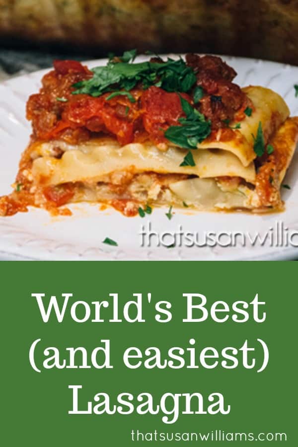 World's Best (and easiest) Lasagna #lasagna #lasagnarecipe #easy #easylasagnarecipe