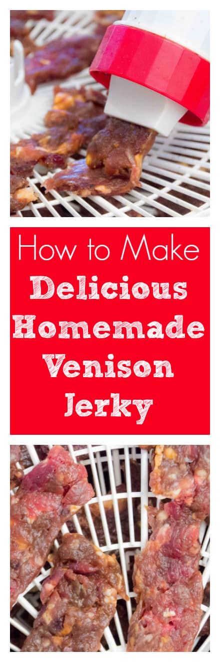 Homemade Venison Jerky: A delicious recipe for pemmican style homemade venison jerky that will please anyone looking for a high protein paleo friendly snack.