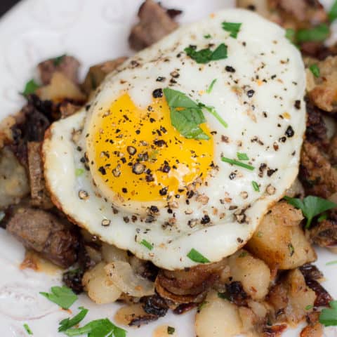 Leftover Steak Hash-image