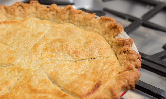 The very best way to use leftover chicken, Tarragon Chicken Pot Pie is the ultimate comfort food: creamy and delicious, with a buttery, flaky crust. 