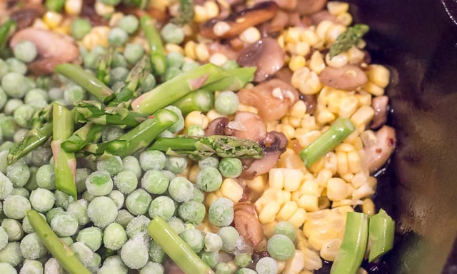 Sweet Corn and Spring Vegetable Pasta is a delicious, quick and easy recipe that is perfect for a weeknight meal. 