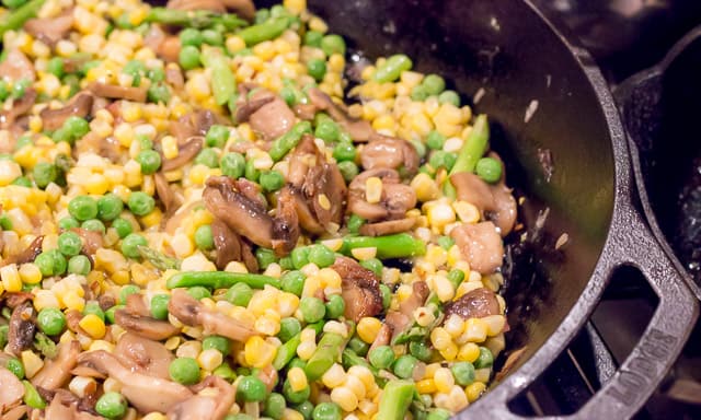 Sweet Corn and Spring Vegetable Pasta is a delicious, quick and easy recipe that is perfect for a weeknight meal. 