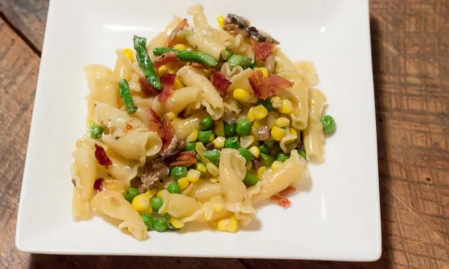 Sweet Corn and Spring Vegetable Pasta is a delicious, quick and easy recipe that is perfect for a weeknight meal.