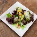 Permalink to: Mango, Feta, and Honey Toasted Almond Salad Recipe Mango salad