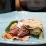 Permalink to: Grilled Skirt Steak Tacos with Roasted Poblanos Grilled Skirt Steak Tacos with Roasted Poblanos is the perfect Cinco de Mayo Cookout Recipe.