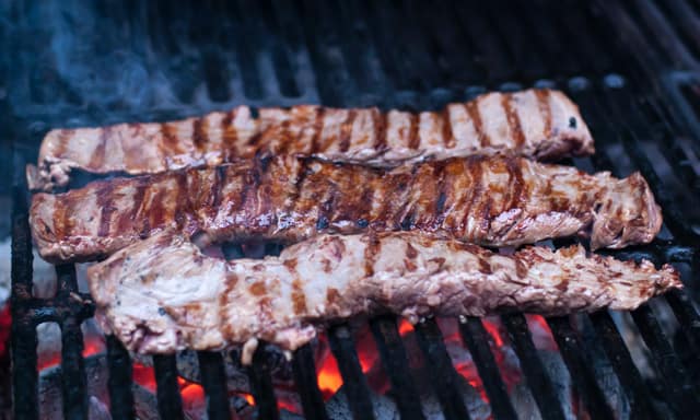 Grilled Skirt Steak Tacos with Roasted Poblanos is the perfect Cinco de Mayo Cookout Recipe.