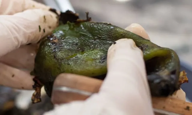 Grilled Skirt Steak Tacos with Roasted Poblanos is the perfect Cinco de Mayo Cookout Recipe.