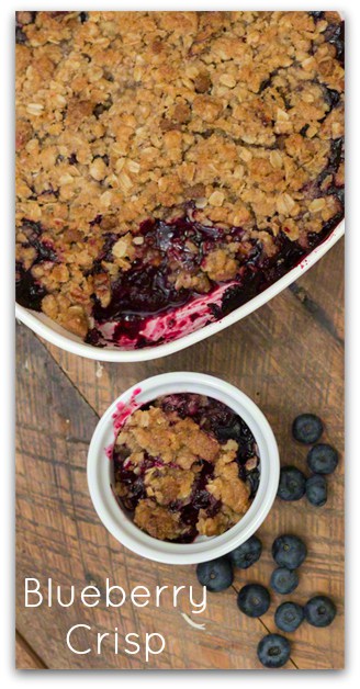 Easy Blueberry Crisp