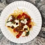 Permalink to: Pizza Chicken Recipe Pizza Chicken Pasta is a one skillet weeknight dinner that kids will love.