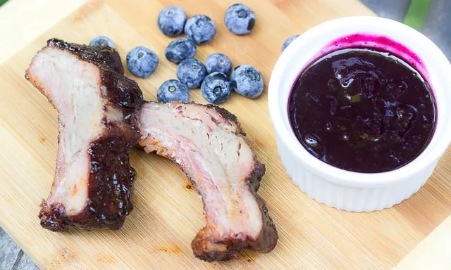 Blueberry Barbecue Sauce Recipe: perfect with Smithfield Extra Tender Extra Meaty Back Ribs