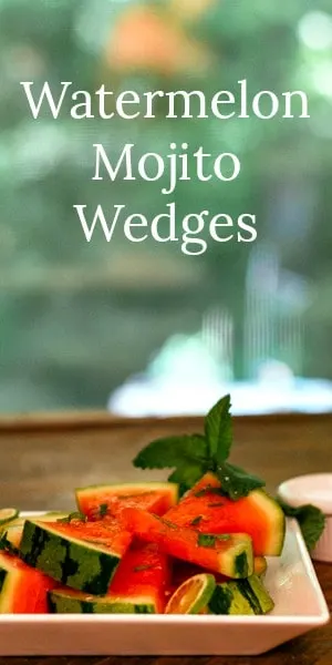 Watermelon Mojito Wedges are an easy, refreshing watermelon summer dessert recipe.