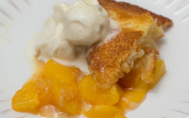 Easier Than Pie Homemade Peach Cobbler