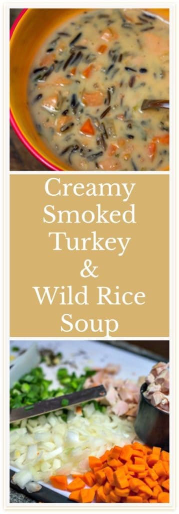 What to do with leftover turkey: Creamy Smoked Turkey and Wild Rice Soup