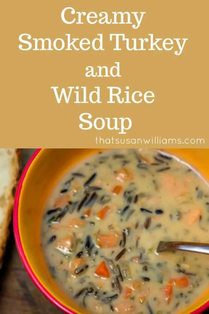 Creamy Smoked Turkey and Wild Rice Soup