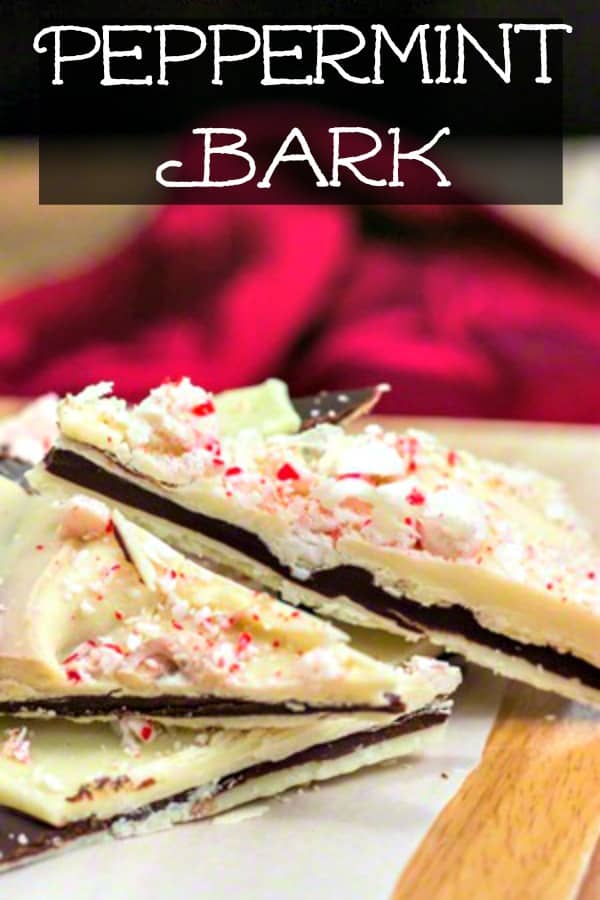 Peppermint Bark Candy #Christmas #Candy