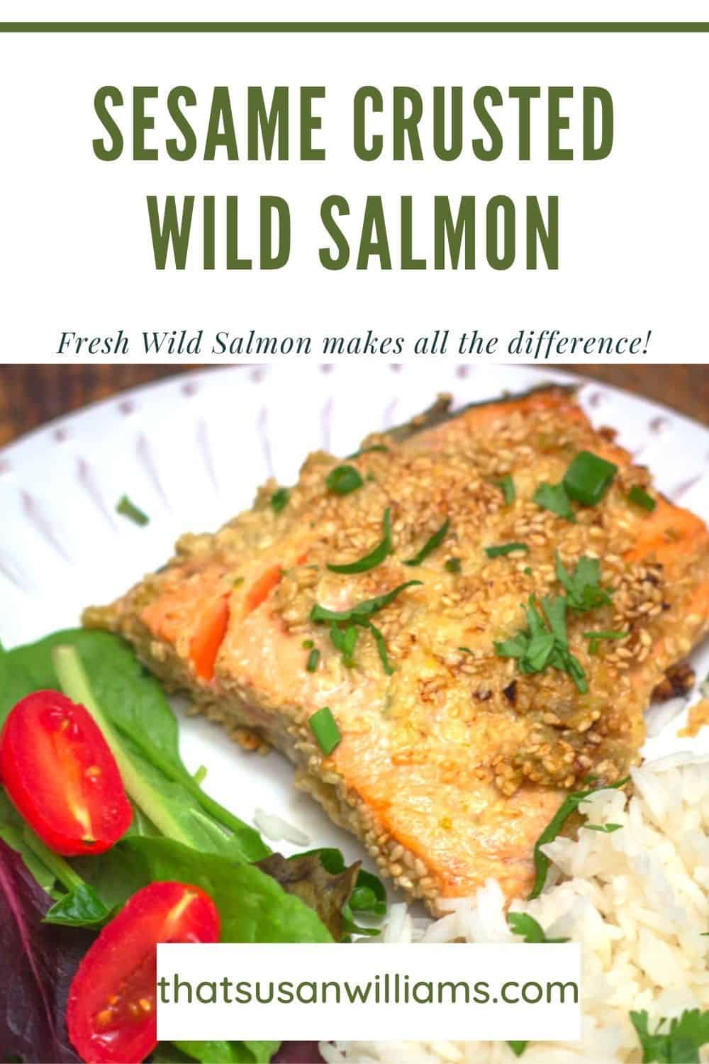 Sesame Crusted Wild Salmon