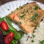 Sesame Crusted Alaska Salmon Recipe #AskForAlaska #sustainability #salmon #fish