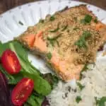 Sesame Crusted Alaska Salmon Recipe #AskForAlaska #sustainability #salmon #fish