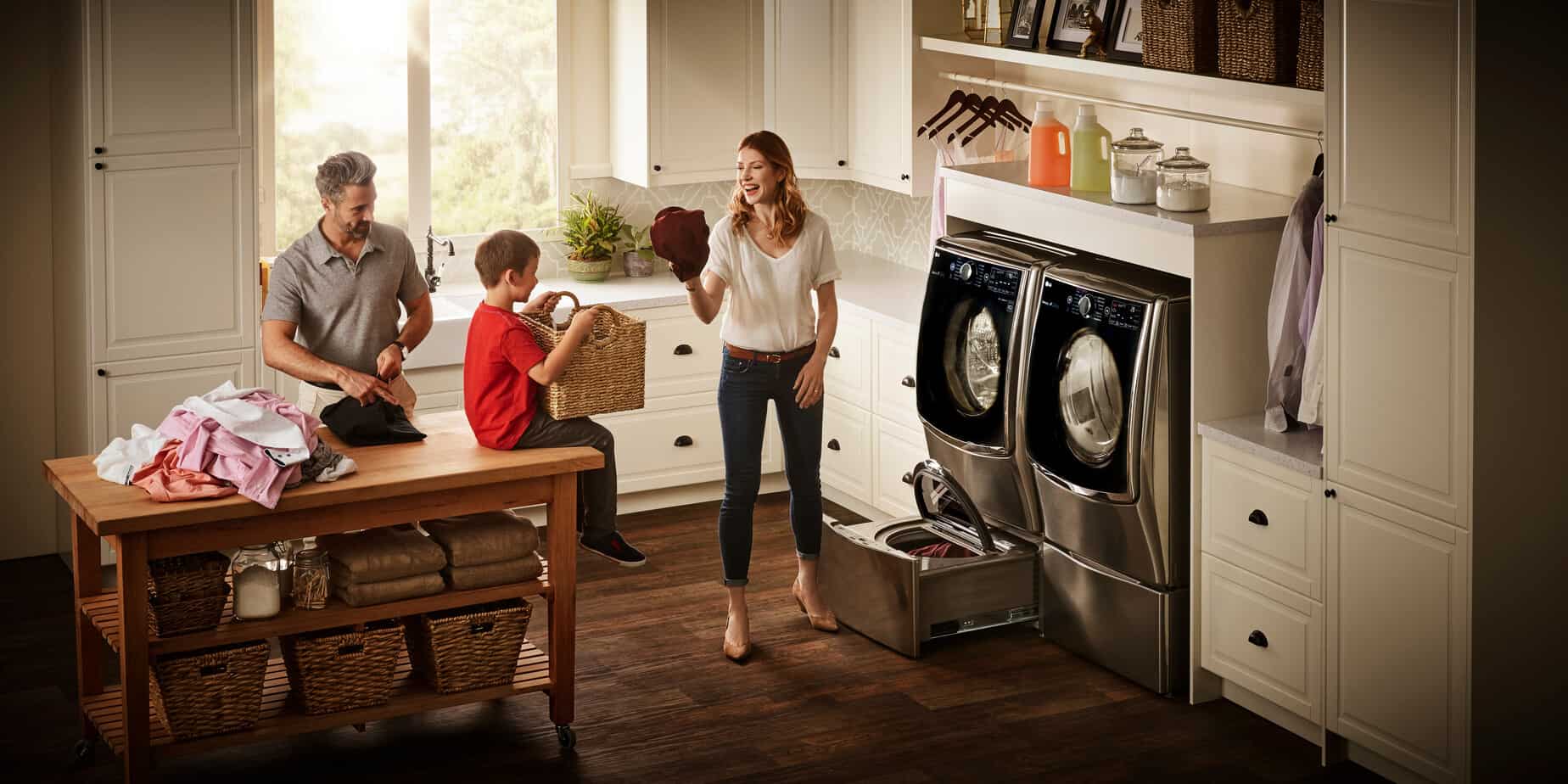 LG TwinWash Laundry Family