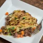 Venison Shepherd's Pie: delicious, easy, and made in a cast iron skillet.