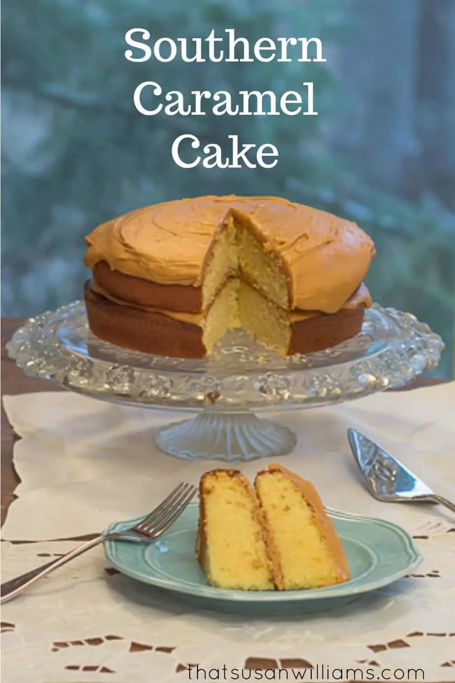 Caramel Cake: Heaven on a Plate #dessert #cake #southern #caramel