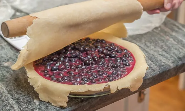 How To Make Homemade Blueberry Pie Recipe #summer #summerrecipe #blueberrypie #blueberries #blueberrypierecipe