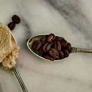 This recipe for homemade Black Coffee Ice Cream tastes as good as coffee smells. #icecream #recipe #coffee #blackcoffee #homemade #Bosch