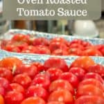 What Should You Do With All Those Tomatoes? Take the bounty of summer and turn it into year-round TREASURE! #ovenroasted #easyrecipe #easyrecipes #garlic #oliveoil 
