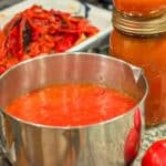 Permalink to: What to Do With All Those Tomatoes: Oven Roasted Tomato Sauce Oven Roasted Tomato Sauce #ovenroasted #easyrecipe #easyrecipes #garlic #oliveoil