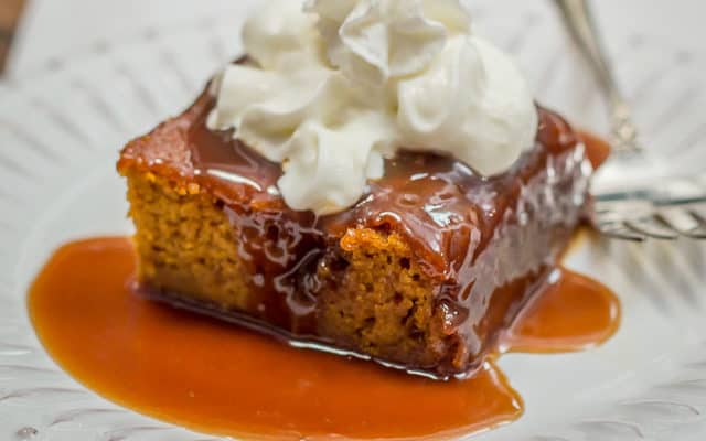 Sticky Toffee Pumpkin Pudding