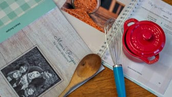 The cookbook I created with CreateMyCookbook has arrived, and here's the BIG Reveal. #createmycookbook #cookbook #write