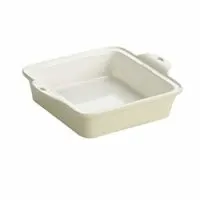 Lodge STW8SQ13 Stoneware Baking Dish, 8" x 8", Oyster White