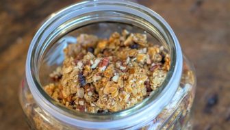 Homemade Granola is the best because you can put all YOUR favorite stuff in it!