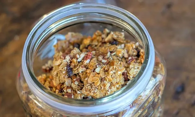 Homemade Granola is the best because you can put all YOUR favorite stuff in it!