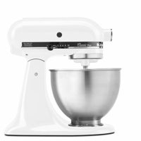 KitchenAid  Classic Plus Series 4.5-Quart Tilt-Head Stand Mixer, White