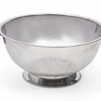 RSVP International Endurance Stainless Steel Precision Pierced Colander, 5-Quart (PUNCH-5)