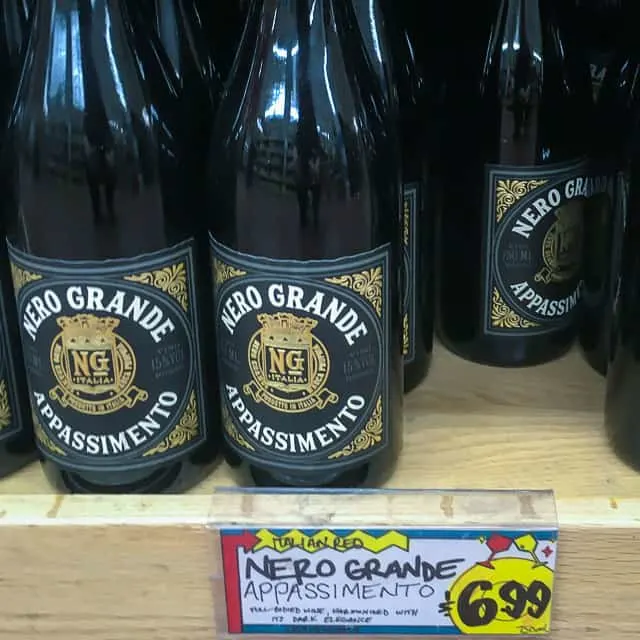 Nero Grande, an Italian Red Wine available at Trader Joe's